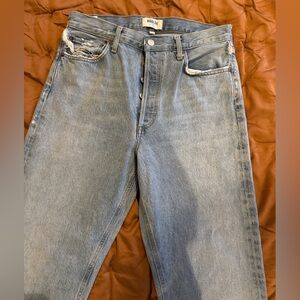 Agolde Classic Blue Straight Leg Jeans